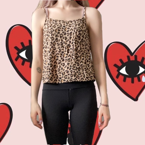 h&m leopard print tanktop - Picture 1 of 3